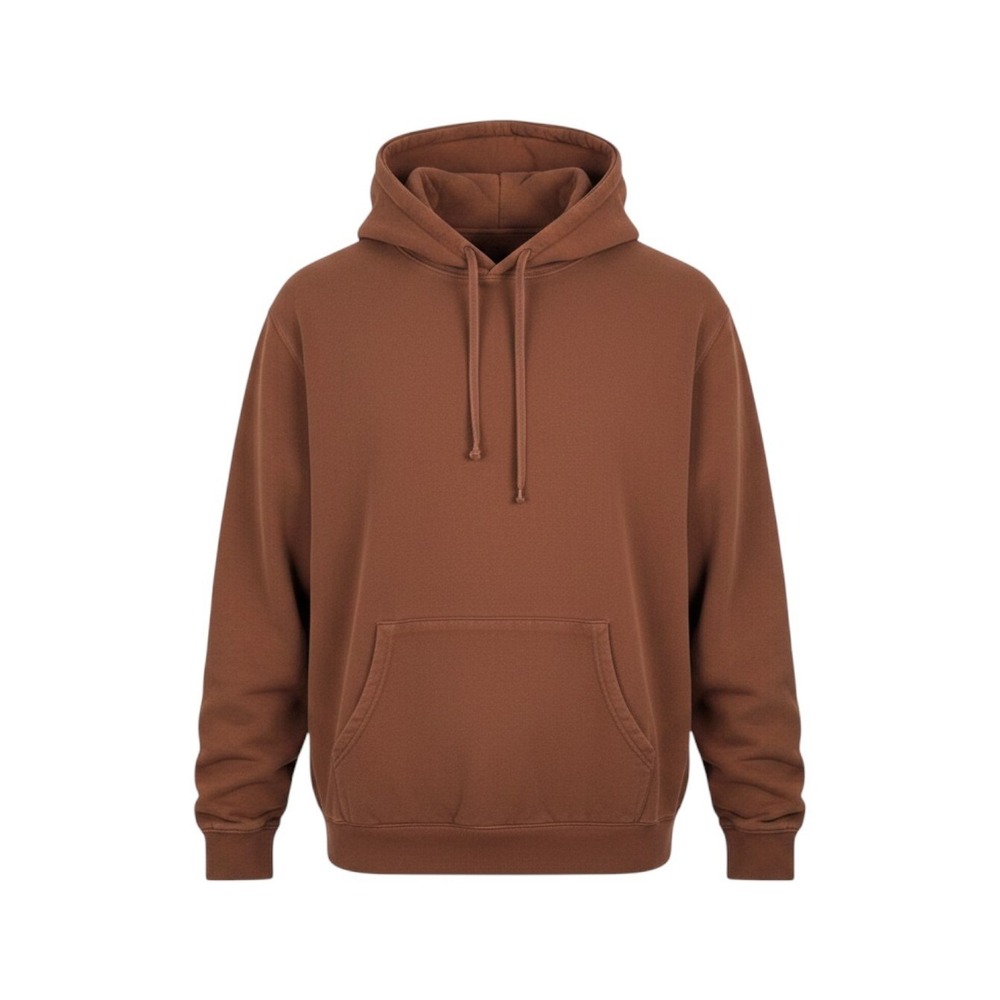 Made for Italic Hoodie sz XL Brown Cotton Fleece Heavyweight Pullover streetwear